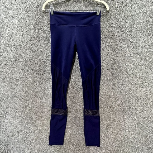 Fabletics Pants - Fabletics‎ Agnes Leggings Women XS Eclipse Purple Mixed Media Power Hold UPF 50+